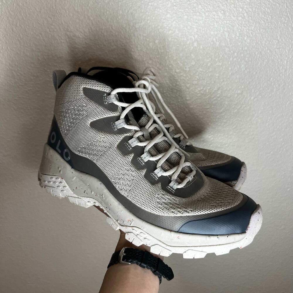 HOLO Footwear Troy Mid hiking boots in moon grey WOMENS 11